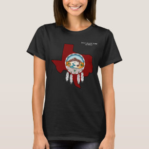 Le T-shirt noir de base des femmes de la tribu TX