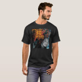 Le T-shirt noir des hommes (Devant entier)