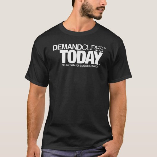 Le T-shirt noir des hommes (Devant)