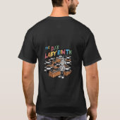 ✅ 💿 Le T-shirt noir labyrinthe du DJ (Dos)