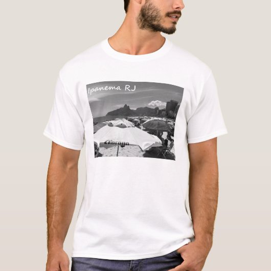 Le t-shirt parfait avec la plage d'Ipanema à Rio (Devant)