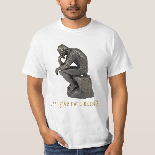 le T-shirt penseur (Devant)