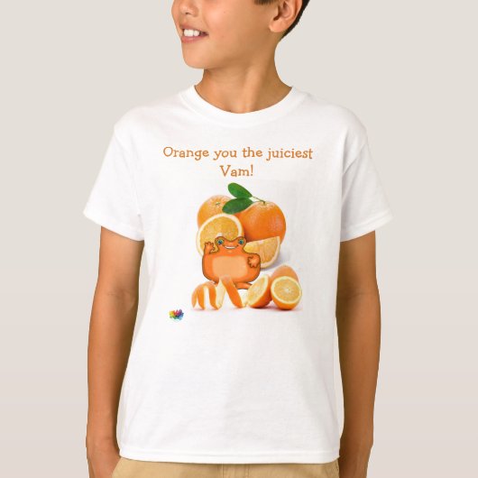 Le T-shirt Planet PODZ™ "Orange you the Juiciest" (Devant)