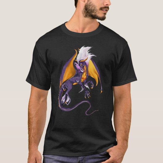 Le T-shirt pourpre de dragon (Devant)