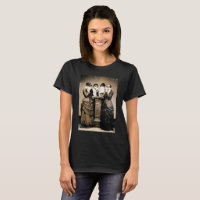Le T-shirt spirite vintage des femmes de