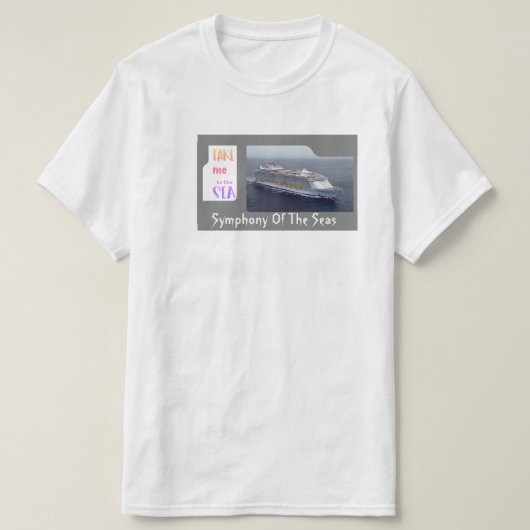 Le T-shirt Symphony Of The Seas (Design devant)