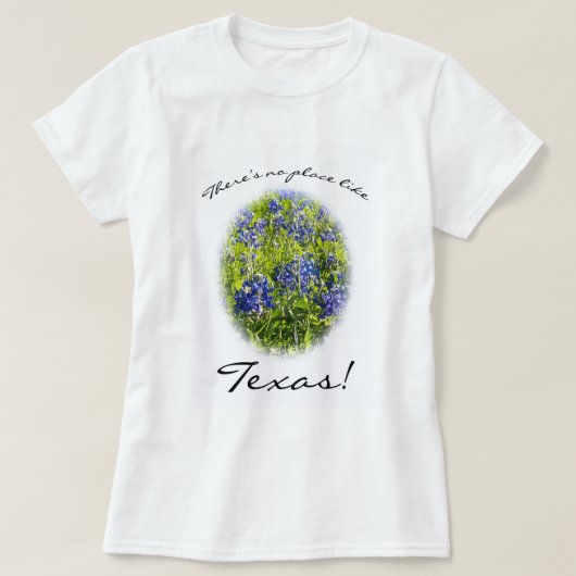 Le T-shirt Texas Blubonnet n'a pas sa place (Design devant)