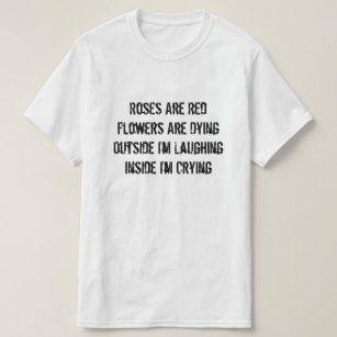 Le T-shirt triste de poème