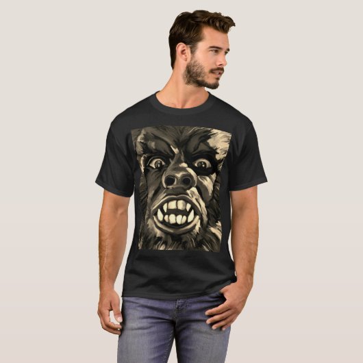 Le T-shirt Wolfman (Devant entier)