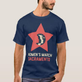 Le T-shirts adapté des hommes de mars Sacramento (Devant)