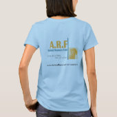 Le T-shirts des femmes d'ARF (Dos)