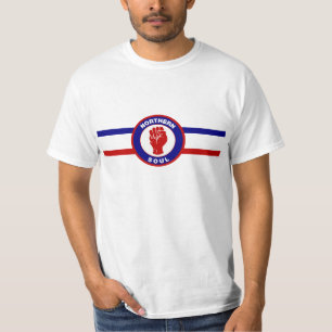 Le T-shirts des hommes du nord de l'âme RWB