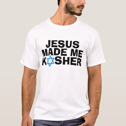 Le T-shirts juif du Messie, JÉSUS m'a rendu CACHER (Devant)