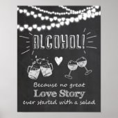 Le tableau de bord des mariages d'alcool signe une (Devant)