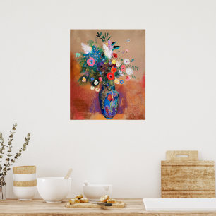 Le tableau de Odilon Redon, Bouquet de fleurs,