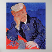 Le tableau de Van Gogh, Portrait du Dr Gachet, (Devant)