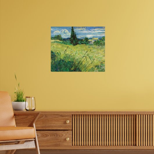 Le tableau de Vincent van Gogh, Champ vert, (Salon 2)