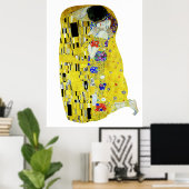 Le tableau Kiss de Gustav Klimt (Bureau à domicile)