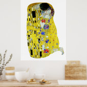 Le tableau Kiss de Gustav Klimt (Cuisine)