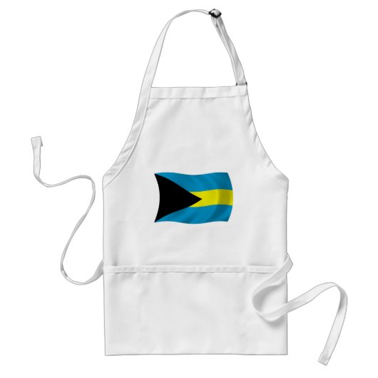 Le tablier du drapeau des Bahamas (Devant)