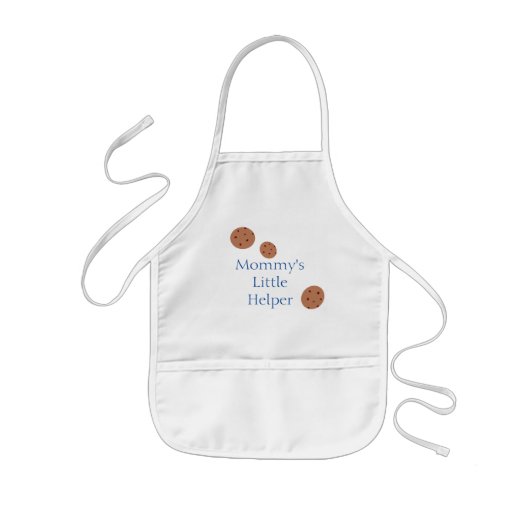 Le tablier du petit enfant de l'aide de la maman (Devant)