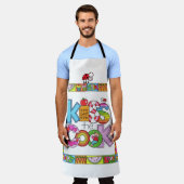 Le tablier Embrassez le cuisinier (Porté)