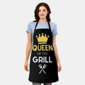 Le tablier féminin Queen of the Grill (Porté)
