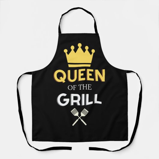 Le tablier féminin Queen of the Grill (Recto)