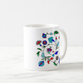 Le tabouret a inspiré la tasse florale de motif (Devant droit)