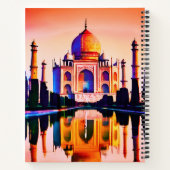 Le Taj Mahal contre le Sunset Sky Journal (Dos)