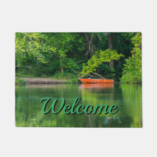 Le tapis d'accueil Orange Boat