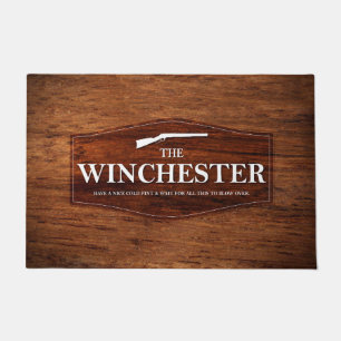 Le tapis de porte du pub Winchester