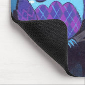 Le tapis de souris à motifs de losanges de hibou (Coin)