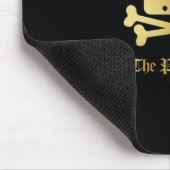 Le tapis de souris de logo d'or de baie de pirate (Coin)