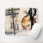 Le tapis de souris du monteur de lignes (Avec souris)