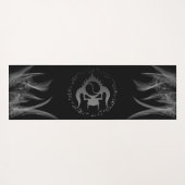 Le tapis de yoga des sept péchés capitaux en viole (Dos (Horizontal))