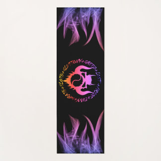 Le tapis de yoga des sept péchés capitaux en viole