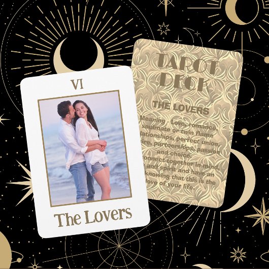 Le Tarot Amoureux Signifie | Carte photo de bronze