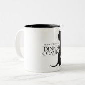 Le teckel "dîner de Chambre est prochaine" tasse (Devant gauche)