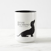 Le teckel "dîner de Chambre est prochaine" tasse (Centre)