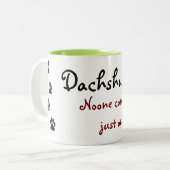 Le teckel… personne peut avoir juste un ! Tasse de (Devant gauche)