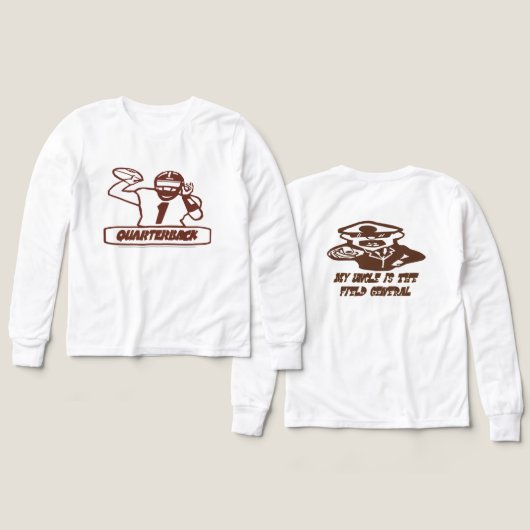 Le Tee à manches longues du général de campagne (Motif Recto et Verso)