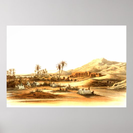 Le Temple de Sethos I, Poster d'Egypte (Devant)