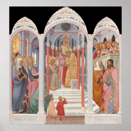 Le Temple - Paolo di Giovanni Fei Poster des Beaux (Devant)