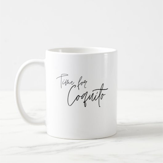 Le temps de Coquito Mug (Gauche)