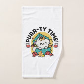 Le temps de la pub ! - Conception de Noël Festive  (Serviette à main)