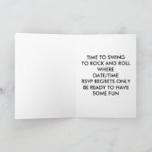 LE TEMPS DE NAGER/ROCK ET DE ROLL INVITATION (Intérieur)