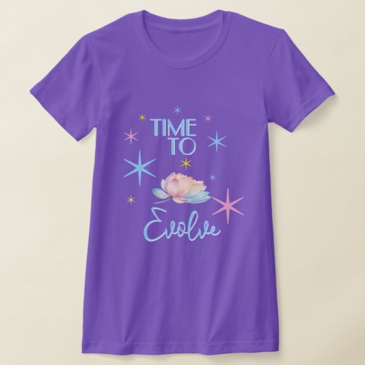 Le Temps d'Évoluer T-Shirt Cosmic Lotus (Poser)