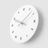 Le temps est de l'argent - horloge murale (Angle)