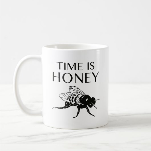 Le Temps Est Du Café Au Miel Mug (Gauche)